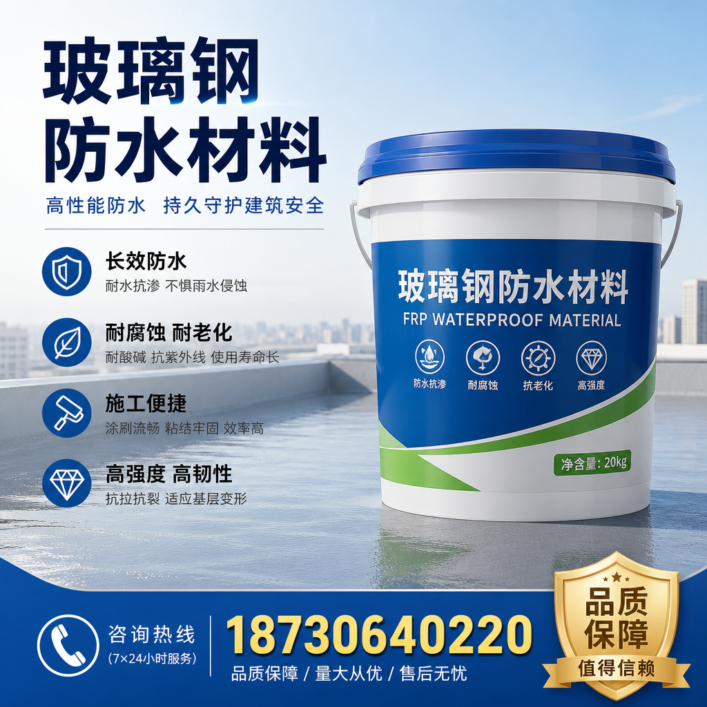 专家解析：玻璃钢防水材料的市场前景分析在 临高